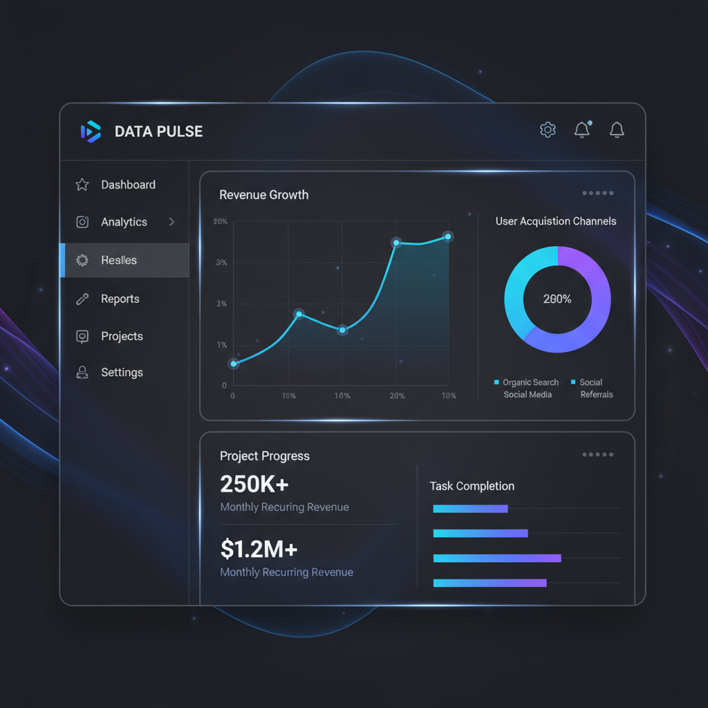 FinDashboard Pro Dashboard Preview